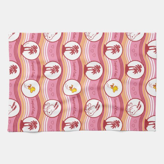 Peanuts | Snoopy & Woodstock Tropische Cutie Theedoek (Horizontaal)