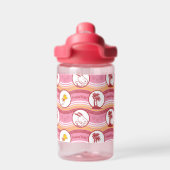 Peanuts | Snoopy & Woodstock Tropische Cutie Waterfles (Achterkant)