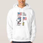 Peanuts | Snoopy & Woodstock Uncle Sams Hoodie (Voorkant)