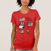 Peanuts | Snoopy & Woodstock Uncle Sams T-shirt (Voorkant)