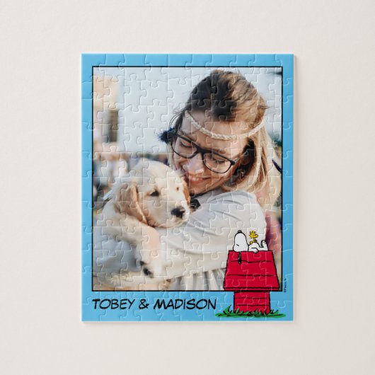 Peanuts | Snoopy & Woodstock | Uw foto toevoegen Legpuzzel (Verticaal)
