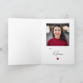 Peanuts | Snoopy & Woodstock Valentijn Feestdagen Kaart (Binnen)