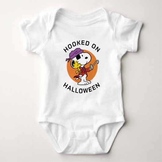 Peanuts | Snoopy & Woodstock Verslaafd aan Hallowe Romper (Voorkant)