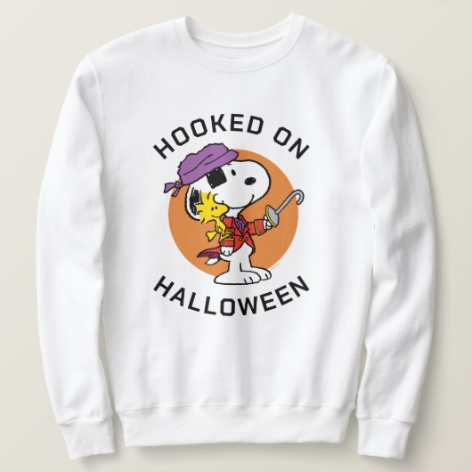 Peanuts | Snoopy & Woodstock Verslaafd aan Hallowe Trui (Design voorkant)