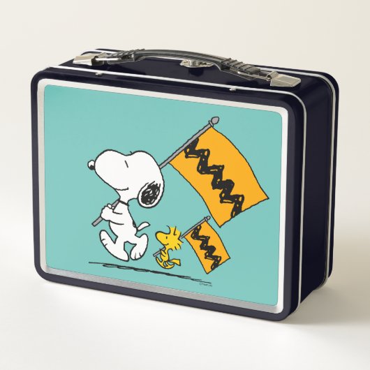 Peanuts | Snoopy & Woodstock Vlaggen (Achterkant)
