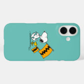 Peanuts | Snoopy & Woodstock Vlaggen Case-Mate iPhone Case (Achterkant (horizontaal))
