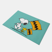 Peanuts | Snoopy & Woodstock Vlaggen Deurmat (Schuin)