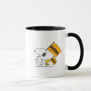 Peanuts   Snoopy & Woodstock Vlaggen Mok