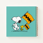 Peanuts | Snoopy & Woodstock Vlaggen Notitieboek (Achterkant)