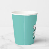 Peanuts | Snoopy & Woodstock Vlaggen Papieren Bekers (Rechts)
