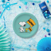Peanuts | Snoopy & Woodstock Vlaggen Papieren Bordje (Feest)