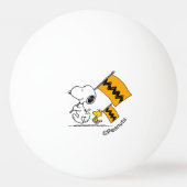 Peanuts | Snoopy & Woodstock Vlaggen Pingpongbal (Achterkant)