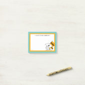 Peanuts | Snoopy & Woodstock Vlaggen Post-it® Notes (Op bureau)