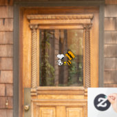 Peanuts | Snoopy & Woodstock Vlaggen Raamsticker (Huis Deur)