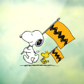 Peanuts | Snoopy & Woodstock Vlaggen Raamsticker (Vel 3)