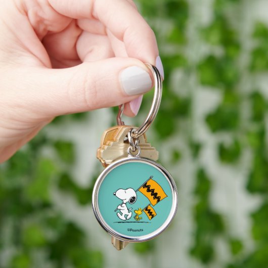 Peanuts | Snoopy & Woodstock Vlaggen Sleutelhanger (Hand)