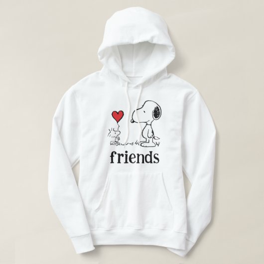 Peanuts | Snoopy & Woodstock Vrienden Hoodie (Design voorkant)