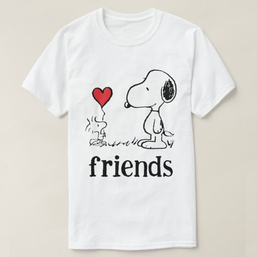 Peanuts | Snoopy & Woodstock Vrienden T-shirt (Design voorkant)