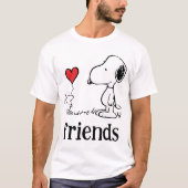 Peanuts | Snoopy & Woodstock Vrienden T-shirt (Voorkant)