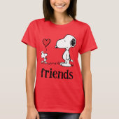 Peanuts | Snoopy & Woodstock Vrienden T-shirt (Voorkant)