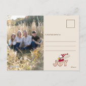 Peanuts | Snoopy & Woodstock Vrolijke sleerit Feestdagenkaart (Achterkant)