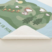 Peanuts | Snoopy & Woodstock Wandelen Sherpa Deken (3/4)