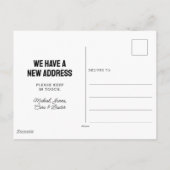 Peanuts | Snoopy & Woodstock | We zijn verhuisd Briefkaart (Achterkant)