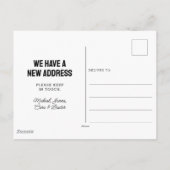 Peanuts | Snoopy & Woodstock | We zijn verhuisd Briefkaart (Achterkant)