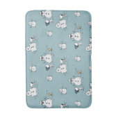 Peanuts | Snoopy & Woodstock Winter Break Patroon Badmat (Voorkant Verticaal)