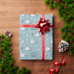 Peanuts | Snoopy & Woodstock Winter Break Patroon Cadeaupapier<br><div class="desc">Wikkel dat speciale cadeau in met deze leuke Peanuts Christmas cadeauverpakking. Aanpassen door een bericht en jouw namen toe te voegen.</div>