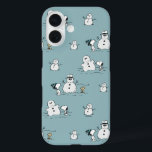 Peanuts | Snoopy & Woodstock Winter Break Patroon iPhone 16 Hoesje<br><div class="desc">Bekijk dit leuke Peanuts Christmas-ontwerp.</div>
