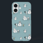 Peanuts | Snoopy & Woodstock Winter Break Patroon iPhone 16 Hoesje<br><div class="desc">Bekijk dit leuke Peanuts Christmas-ontwerp.</div>