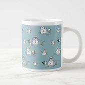 Peanuts | Snoopy & Woodstock Winter Break Patroon Grote Koffiekop (Rechts)