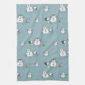 Peanuts | Snoopy & Woodstock Winter Break Patroon Theedoek (Verticaal)