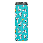 Peanuts | Snoopy & Woodstock Zonnebril Patroon Thermosbeker (Achterkant)