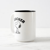 Peanuts | Snoopy wordt leraar Tweekleurige Koffiemok (Voorkant links)