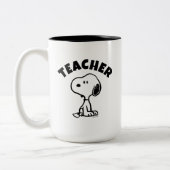 Peanuts | Snoopy wordt leraar Tweekleurige Koffiemok (Links)