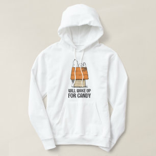 Peanuts   Snoopy wordt wakker voor Snoep Hoodie