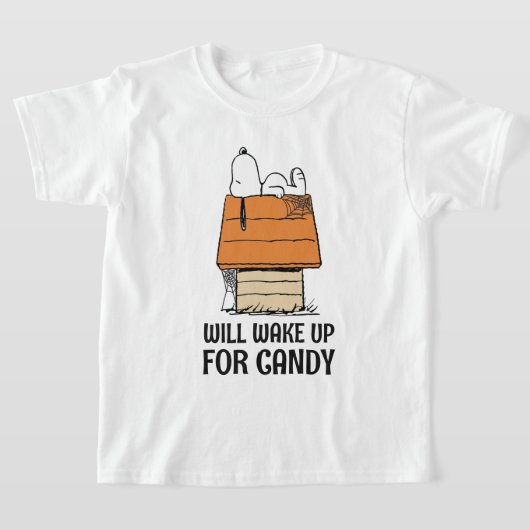 Peanuts | Snoopy wordt wakker voor Snoep T-shirt (Laagn)