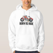 Peanuts | Snoopy & Zijn Motorfiets Hoodie (Voorkant)