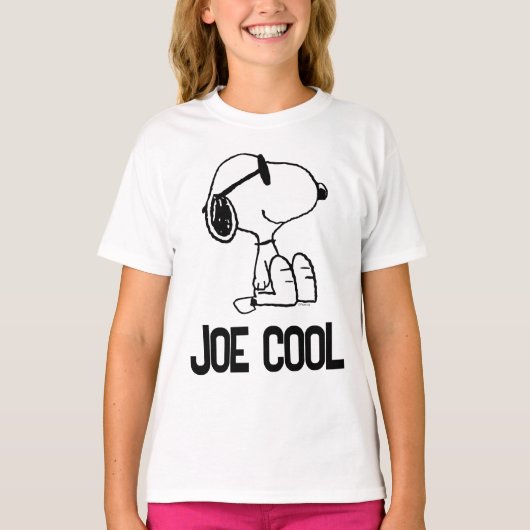 Peanuts | Snoopy Zonnebril Glimlach T-shirt (Voorkant)