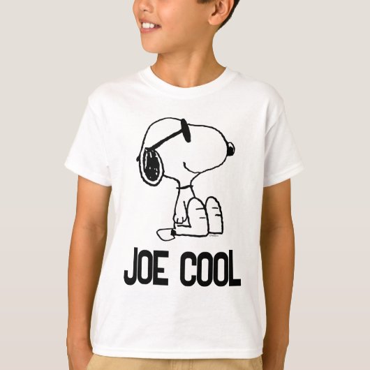 Peanuts | Snoopy Zonnebril Glimlach T-shirt (Voorkant)