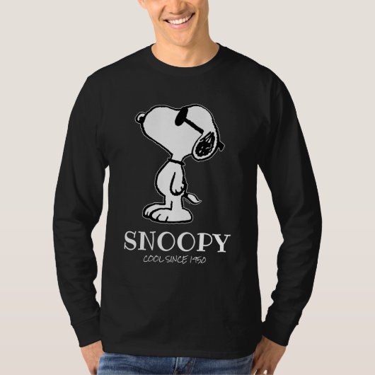 Peanuts | Snoopy Zonnebril Ponder T-shirt (Voorkant)