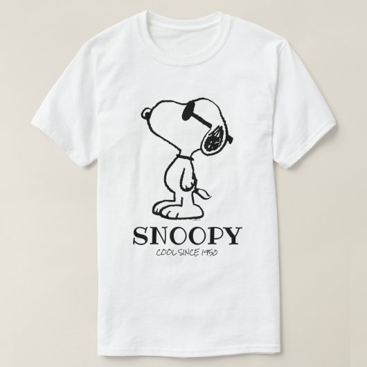 Peanuts | Snoopy Zonnebril Ponder T-shirt (Design voorkant)