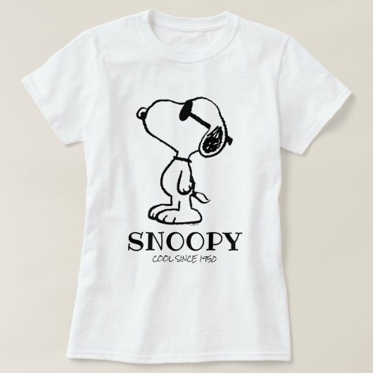 Peanuts | Snoopy Zonnebril Ponder T-shirt (Design voorkant)