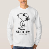 Peanuts | Snoopy Zonnebril Ponder T-shirt (Voorkant)