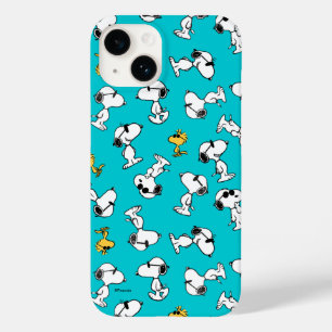 Peanuts   Snoopy & Zonnebrilpatroon Case-Mate iPhone 14 Hoesje