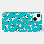 Peanuts | Snoopy & Zonnebrilpatroon Case-Mate iPhone Case (Achterkant (horizontaal))