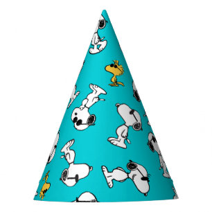 Peanuts   Snoopy & Zonnebrilpatroon Feesthoedjes