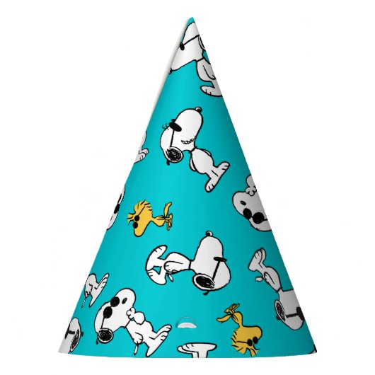 Peanuts | Snoopy & Zonnebrilpatroon Feesthoedjes (Links)
